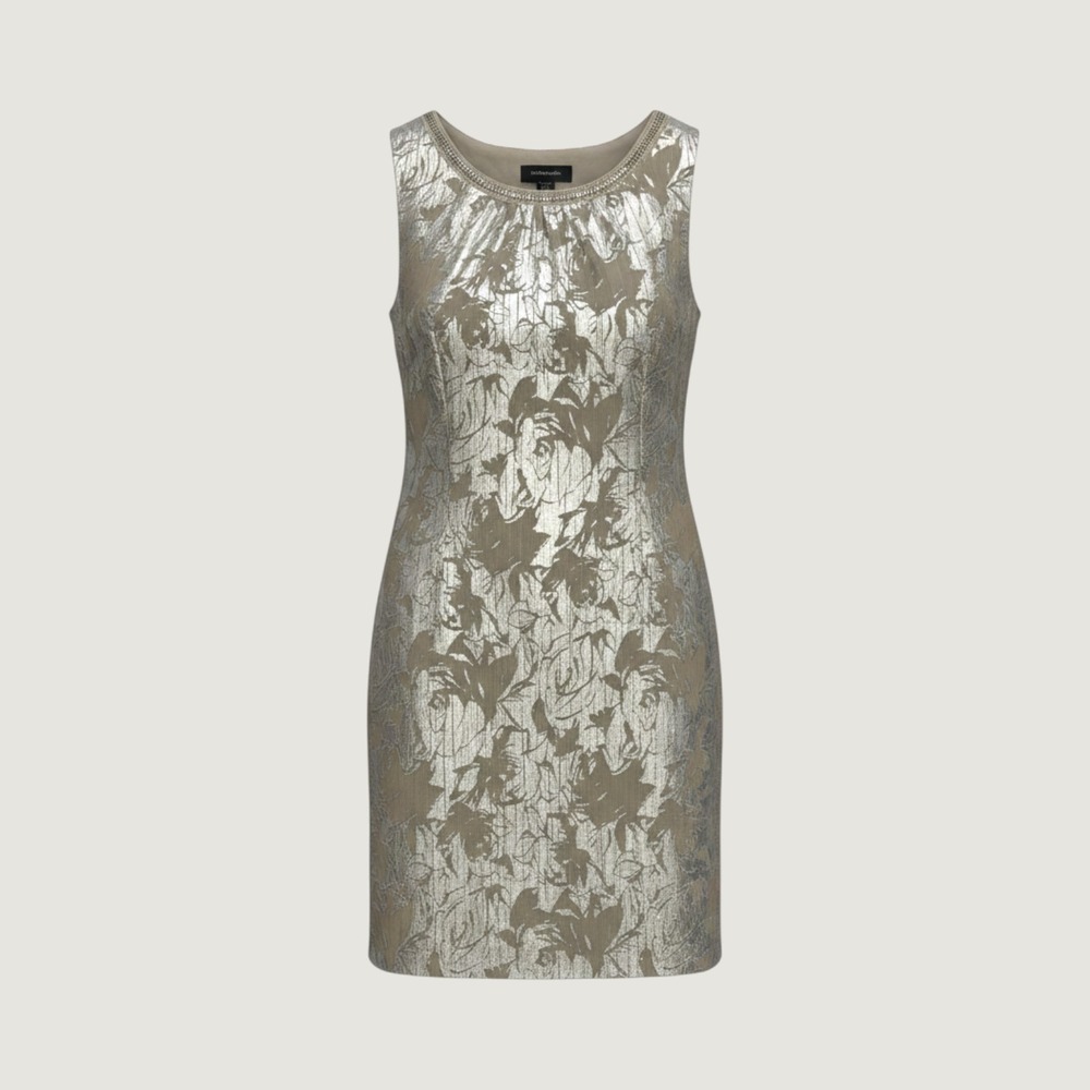 R&M Richards Metallic Embellished Mother of Bride Dress size 8 Glamour Elegance